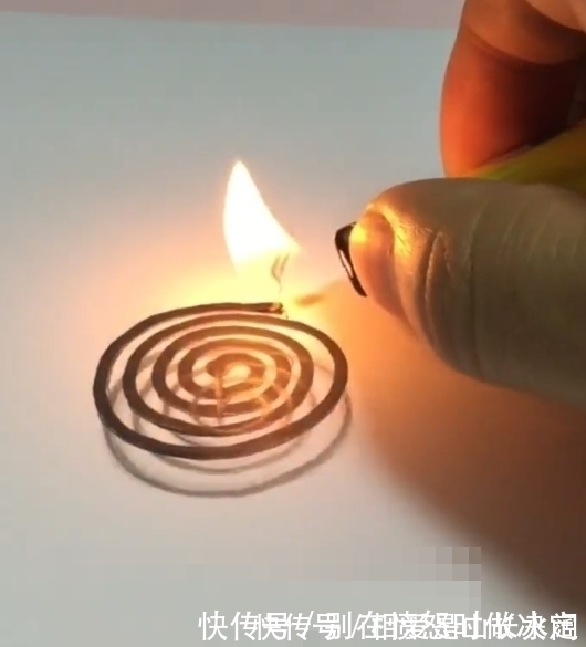 蚊香|美术生画3D蚊香作品,成画后真假难辨,网友:居然能点燃?