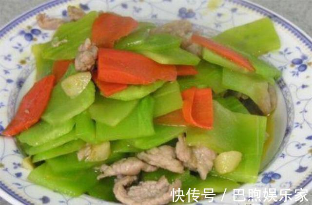 莴笋|美食推荐青椒通菜梗，葱爆牛肉，宫爆藕丁，莴笋炒肉片的做法