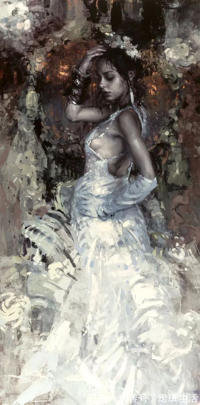 艺术家$艺术家杰里米·曼恩的油画,颜色既生动又大气!