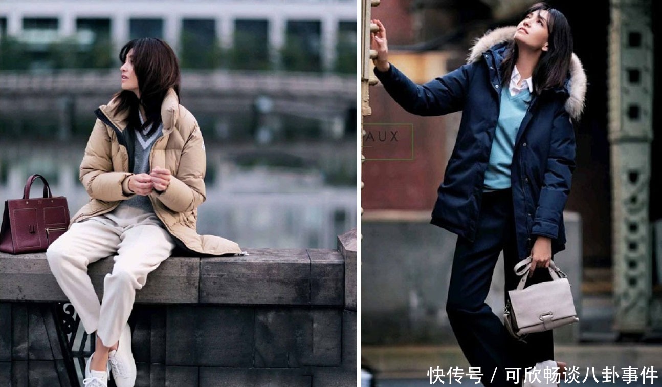 女神|怎么把羽绒服穿出杂志效果?靠2点技巧,穿搭不臃肿又女神范十足