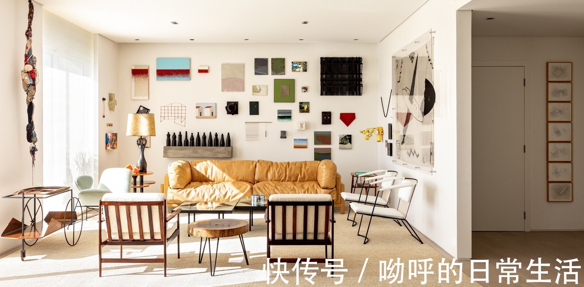 艺术品|满墙的艺术公寓,无法复制的风格