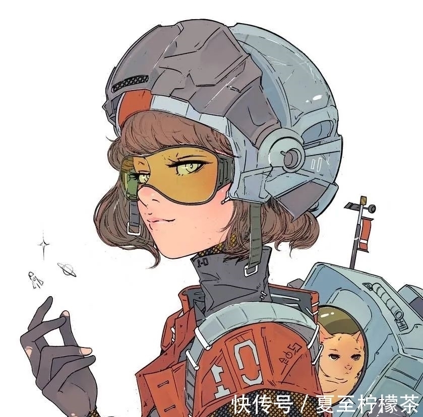 时尚风#插画师EllieMaplefox作品欣赏丨一大波甜酷头像壁纸来袭!