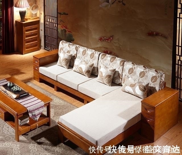 棉麻|传统的沙发已经淘汰，当下流行实木中式沙发，环保又舒适
