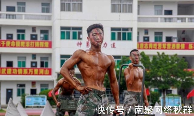 一身肌肉|看了一身肌肉的兵哥哥，女网友：先舔屏，再请求国家分配男朋友！