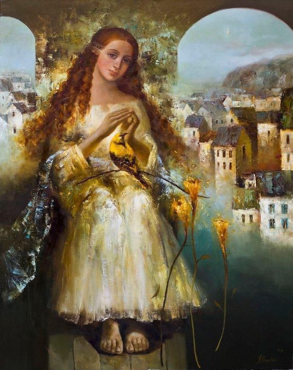 艺术学院！奔放的心：俄罗斯女画家安捷利卡超凡脱俗、别具一格的油画作品