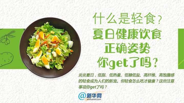 轻食|什么是轻食？夏日健康饮食正确姿势你get了吗？