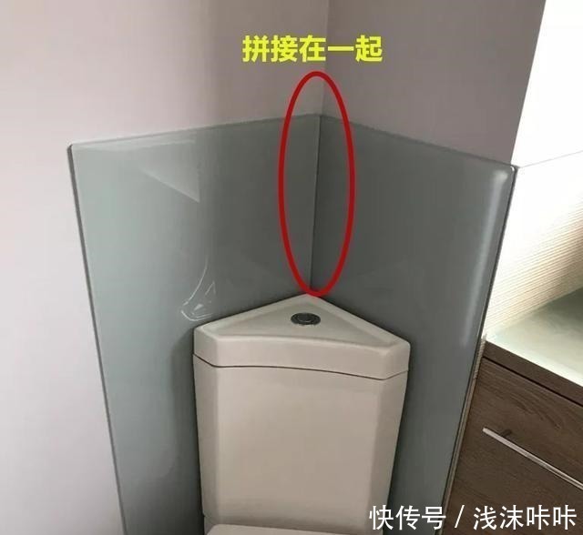 防水|无语！卫生间不贴瓷砖反而刷漆，如今只能塞钢化玻璃到马桶后面了！