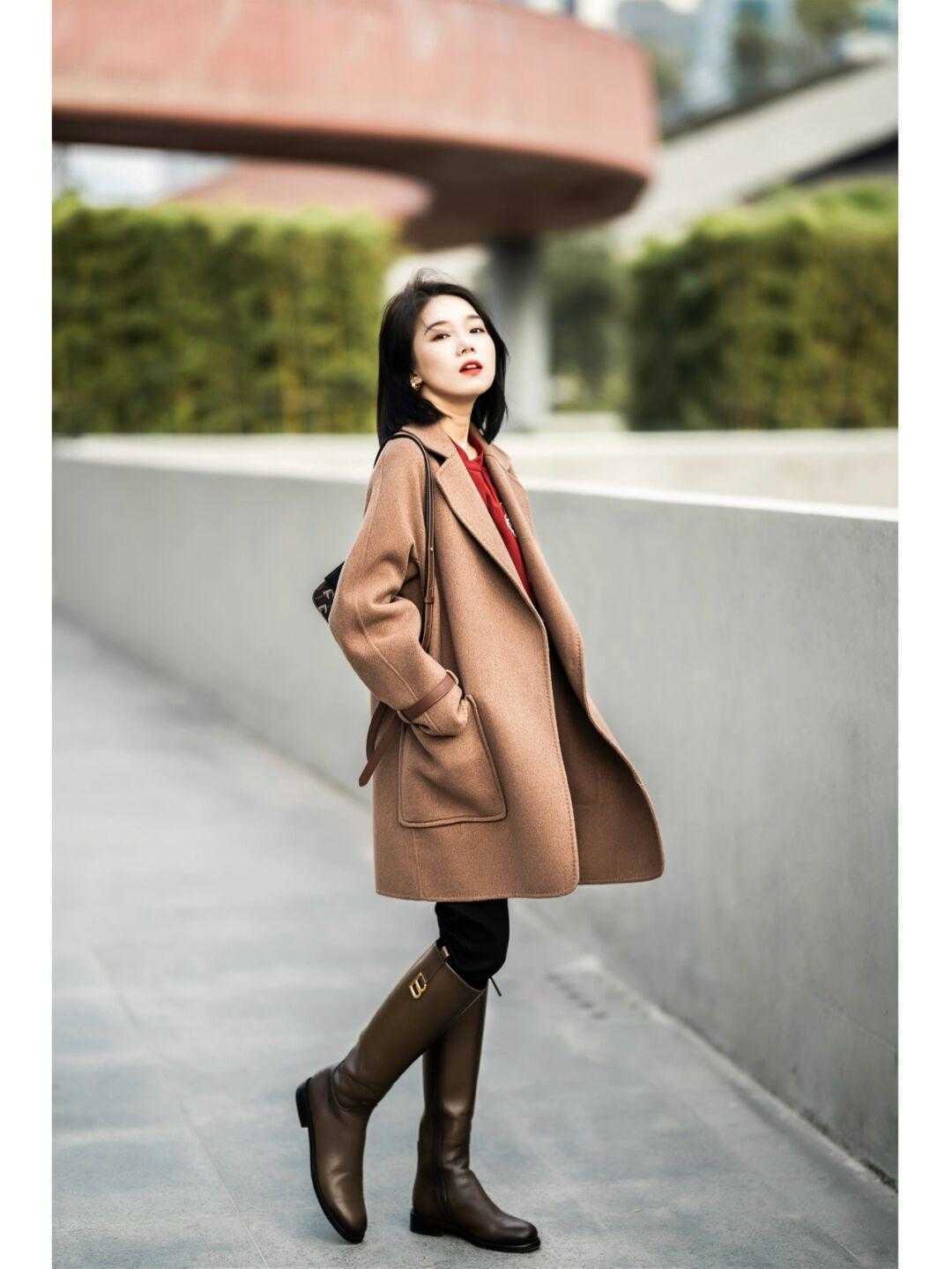 单品|高筒靴除了黑色外,你还可以选这几种颜色,上脚显瘦还有女王范