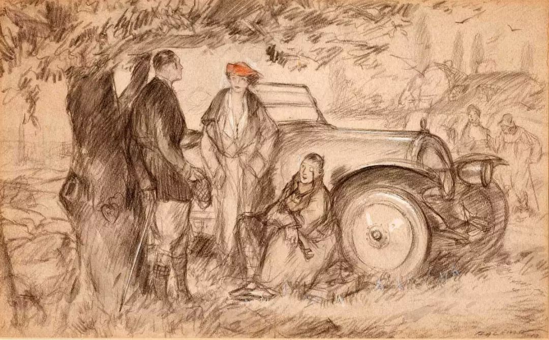 上流社会@美国最伟大的插画家,记录了上流社会的男男女女纸醉金迷的情景