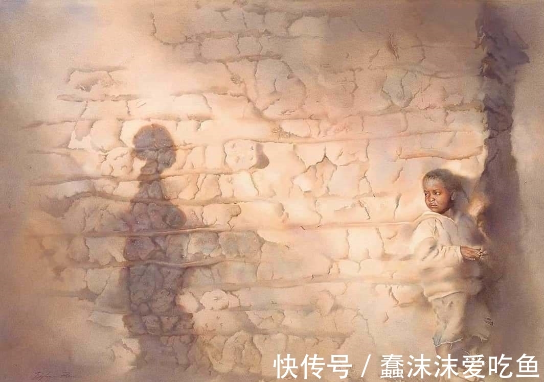 水彩|感人至深是绘画艺术的灵魂——水彩画家迪伦感动世界的非洲组画