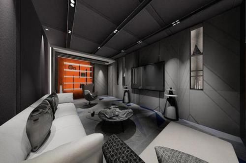 高奢风|956平精品别墅空间，张力线条造型剪裁，黑白搭配现代高奢风