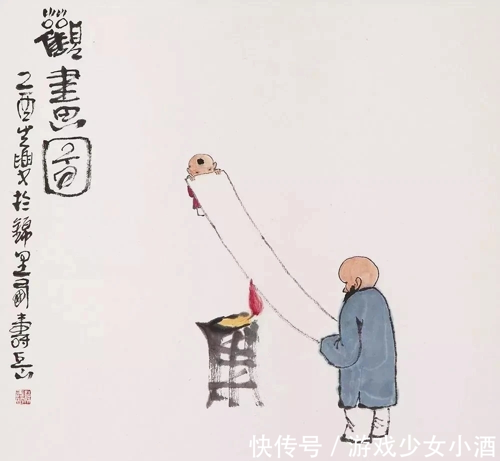 陈子庄@他贵为山水画大师的儿子,绕开中国画师承的最大忌讳,可敬可嘉!