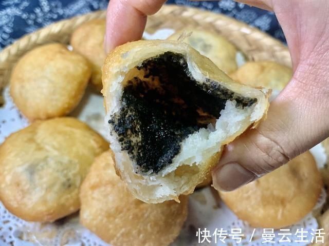酥脆|油炸糕怎样做酥脆鼓大泡？掌握两个小技巧，各个空心不开裂