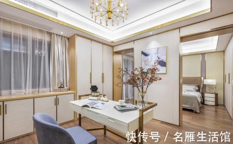 奢华|温州女士的现代四居室,巧用金属元素,精致中透着小奢华