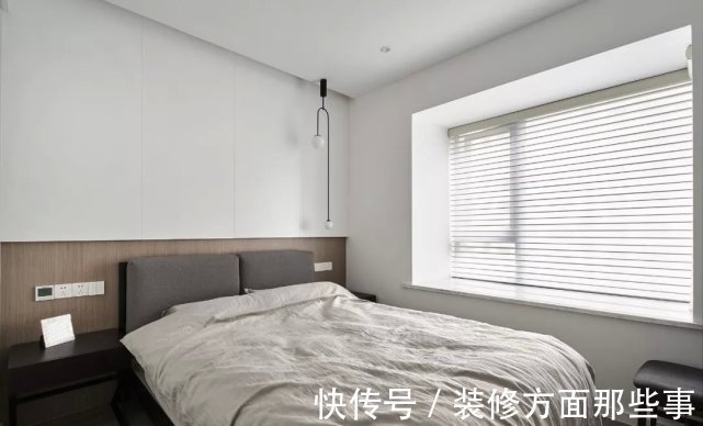 三居室|90平现代风三居室，利用玄关打造双面柜体增添空间收纳