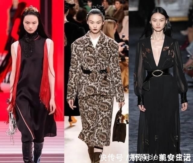 v2020秋冬时装周国模圈的劳模典范贺聪走秀32场演绎32个造型