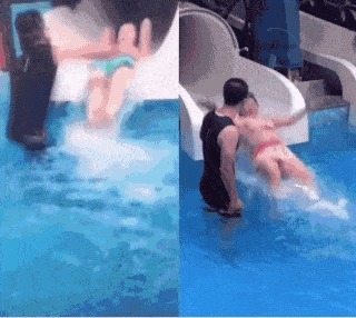 |搞笑GIF趣图:不愧是神车,把前面的大哥都看呆了!