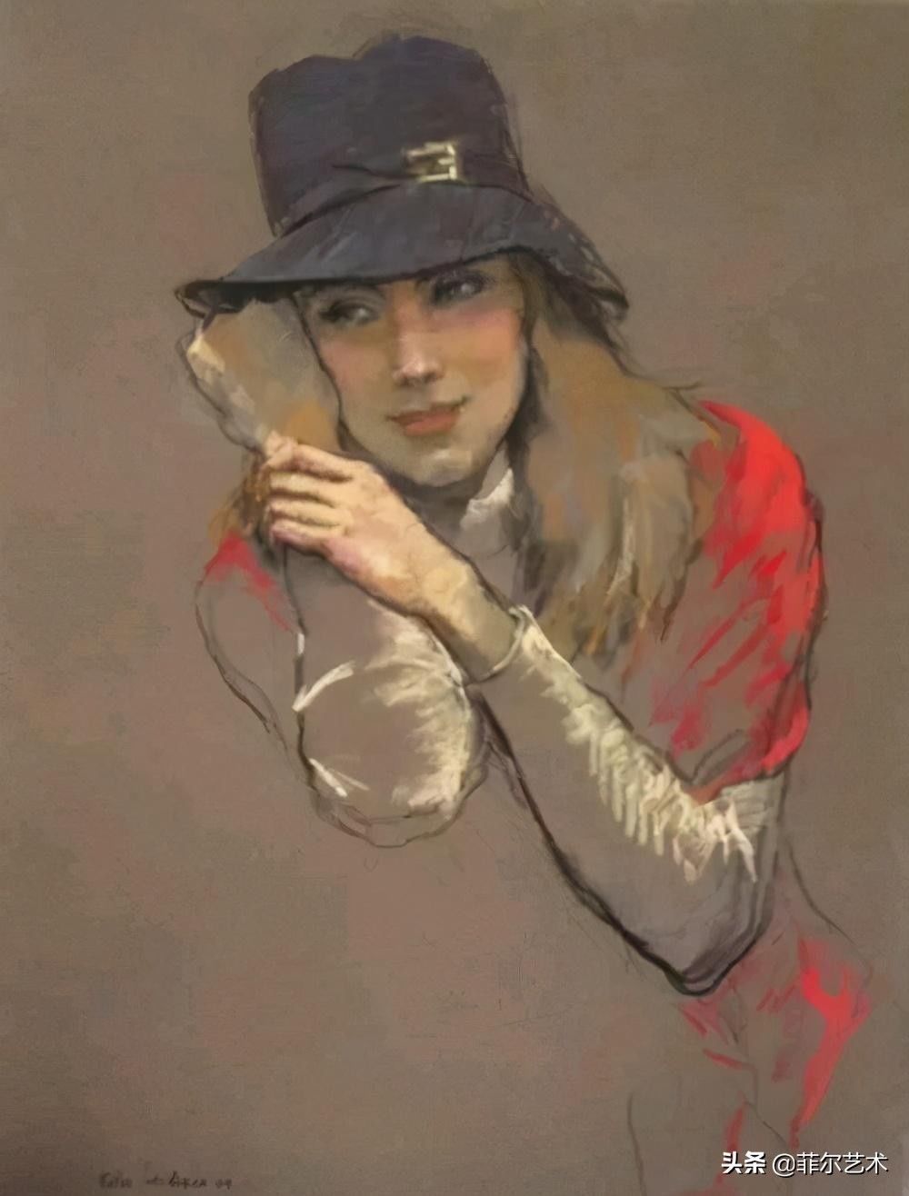 画家|乌克兰女画家色粉画作品,跳舞的姑娘可真美