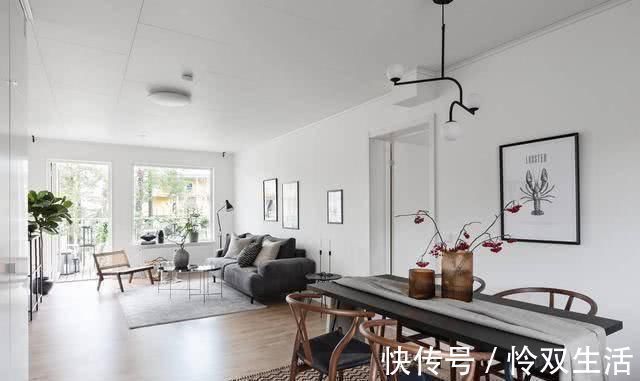 滚筒洗衣机|晒晒72平小户型,老婆坚持打掉厨房,换来29㎡的客餐厅,太值了