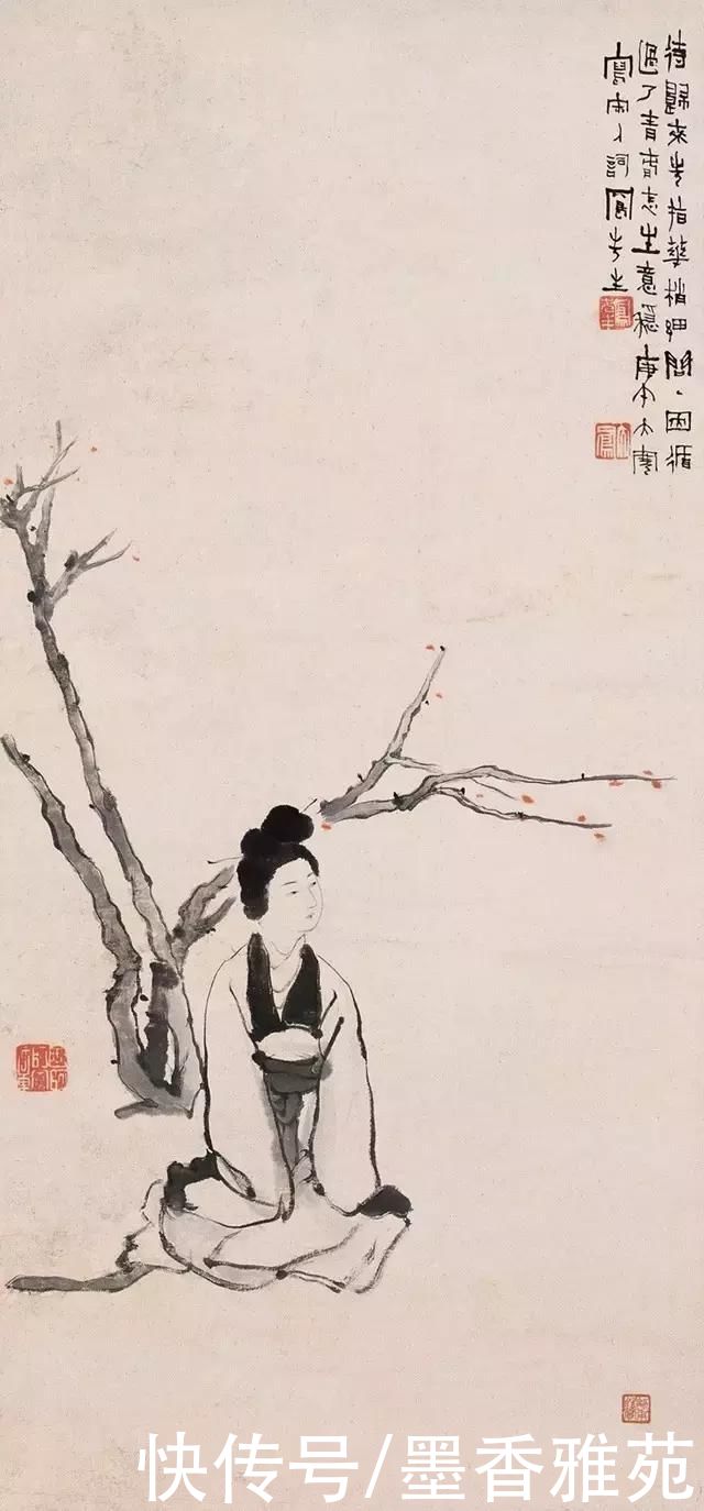 巨匠|百年巨匠吕凤子高清国画作品欣赏