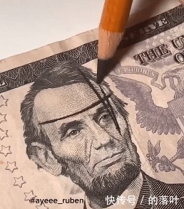 绘制|网友将美元上的人物绘制成火影角色，网友表示有教科书涂鸦那味了