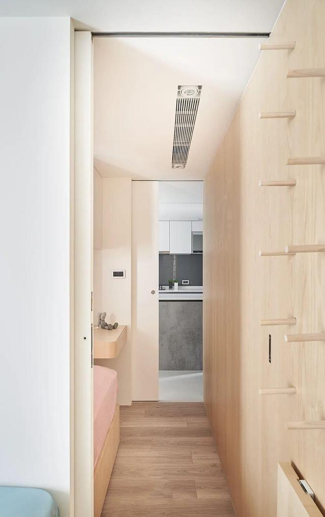 空间|一家四口人的56㎡新家,小如鼠窝,1㎡都不敢浪费,教科书级装修