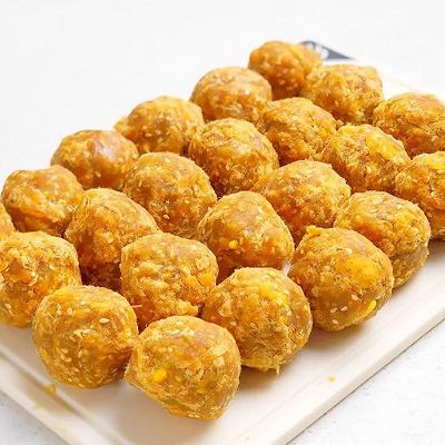 肉松|金沙咸蛋黄肉松月饼