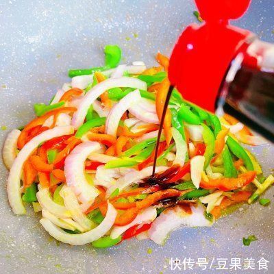 滋味|#不容错过的鲜美滋味#鲜美肚丝青红椒