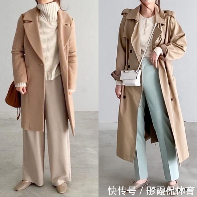 纯色|日系通勤风穿搭look,简约舒适的纯色系,轻松穿出质感与品位