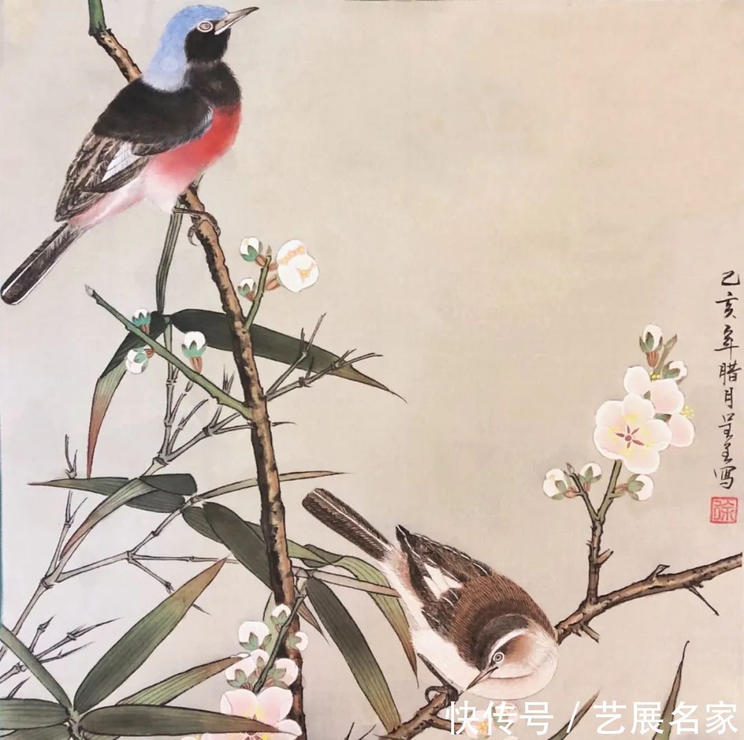 中国画|【艺展中国】徐呈呈中国画作品欣赏(2020)