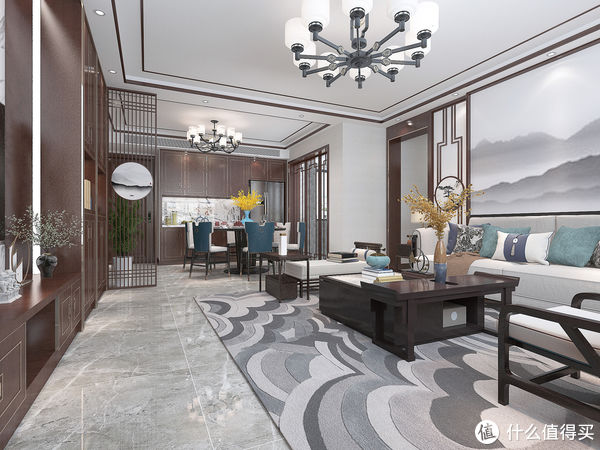 书香|长沙夫妻的旧房改造，装修清爽的新中式风，全屋充满了书香气息！