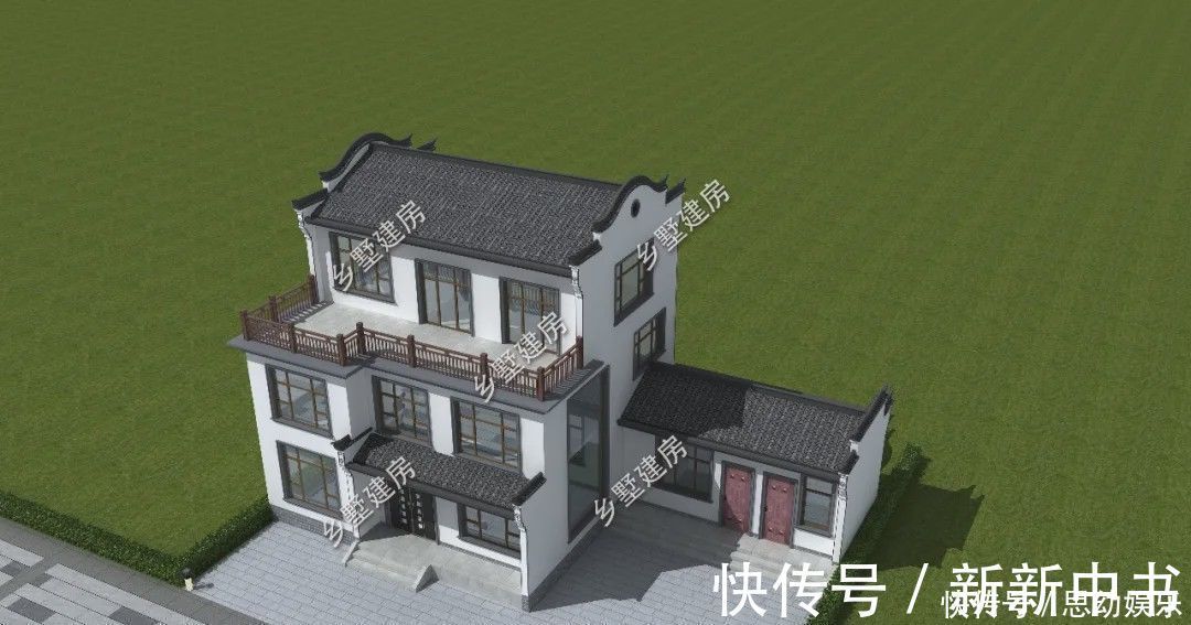 庭院深深|116平三层中式别墅,美到心坎里,看过收藏才不后悔