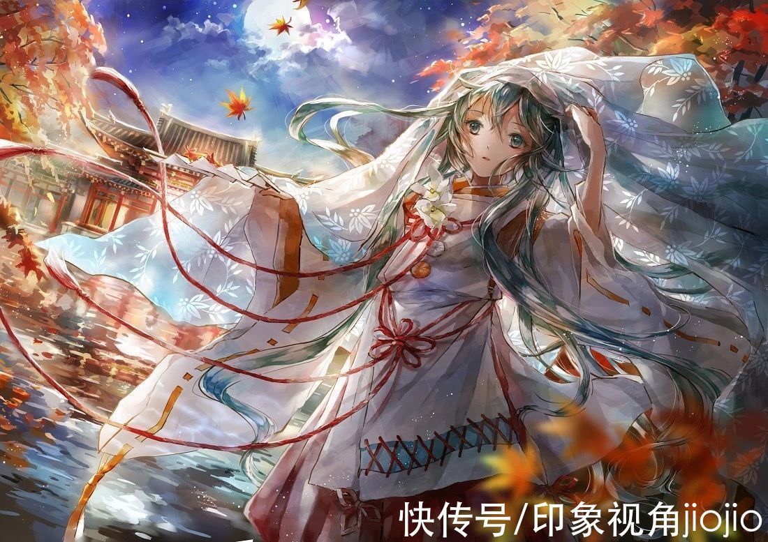 插画师@色彩绚丽的少女插画,用色大胆使画面极具感染力