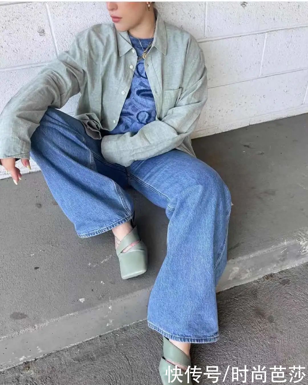 直筒裤|不同腿型的女孩，如何挑到适合自己的裤子？