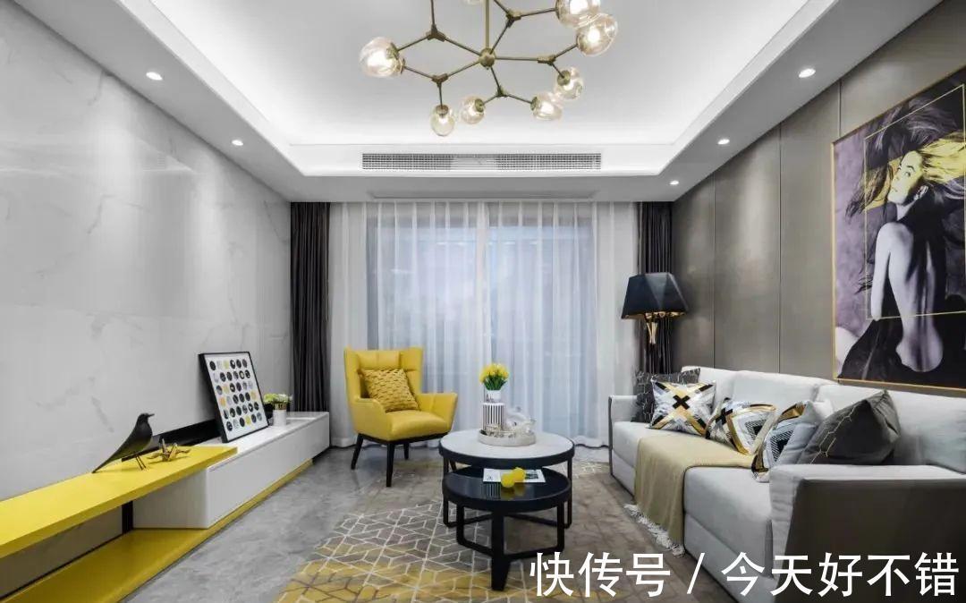 布置|80㎡现代轻奢,整体灰色调为主色,简约而舒适!