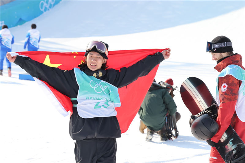 跳台|第六金！苏翊鸣单板滑雪大跳台夺冠