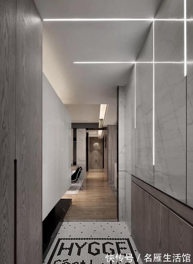 美家|122平现代风设计适当留白,一个大气质感、时尚高级的现代美家