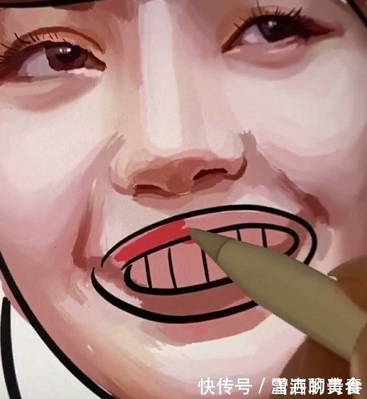 噱头#美术生绘画Lisa,开始什么仇什么怨,结果真会搞噱头!