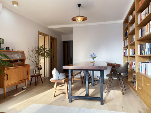 花房|去客厅化，阳台改茶室花房！这套86㎡，比想象中还要温馨舒适