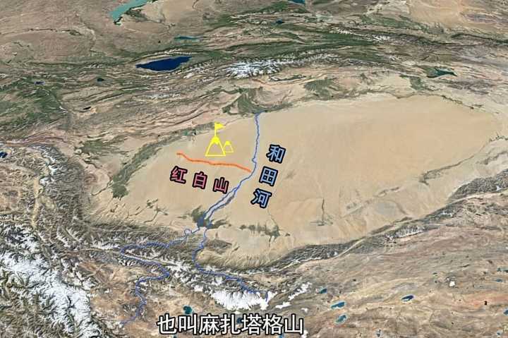 沙漠|我国最大的沙漠中有座大山鲜为人知,山体呈红白两色,还出产玛瑙