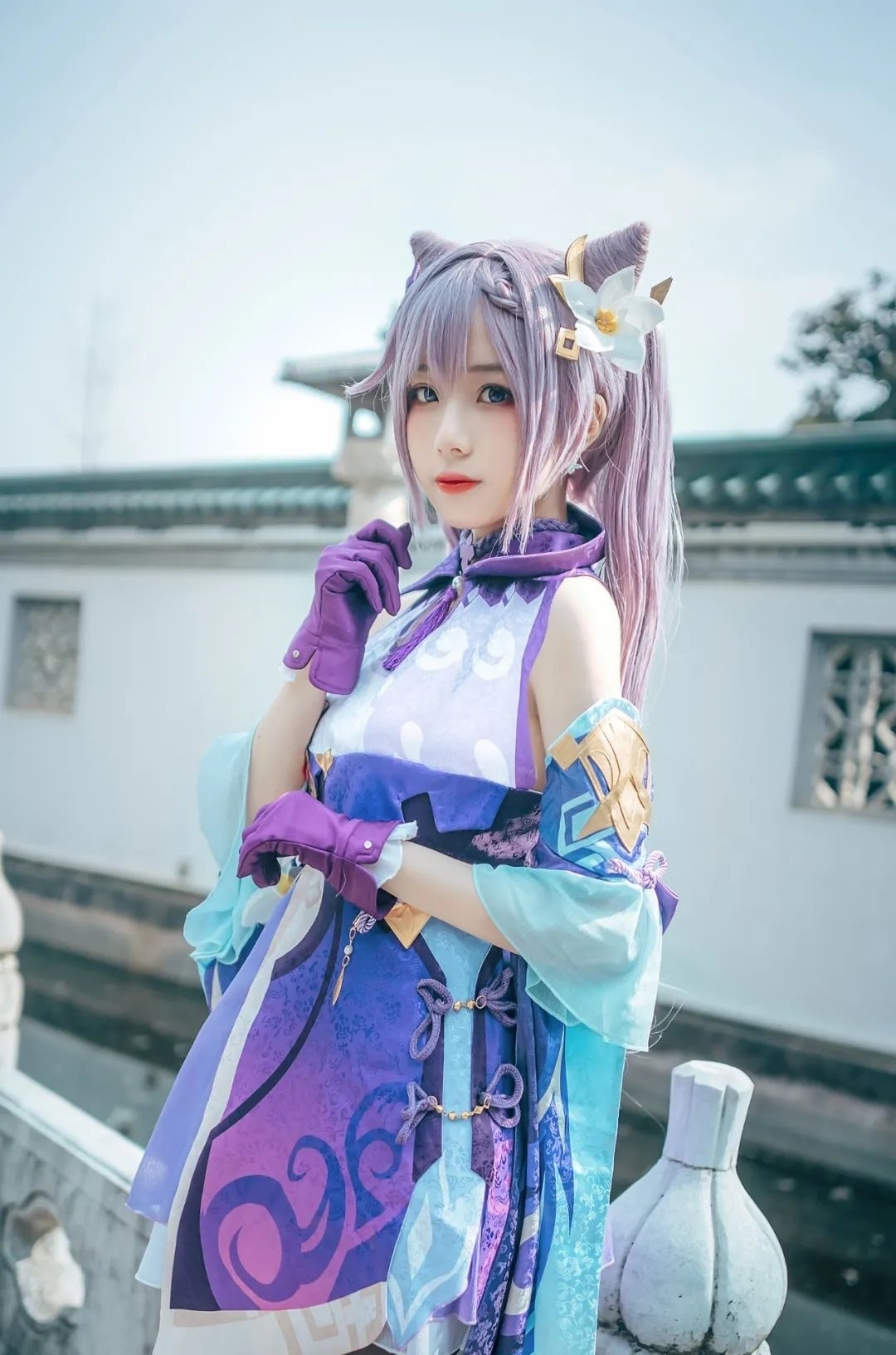 李若雨|cos:原神刻晴cos正片@李若雨,我是刻晴,璃月七星中的『玉衡』
