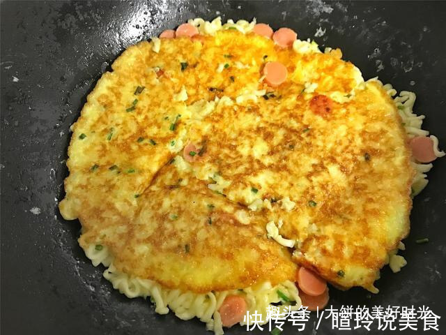冷天不想早起,教你5分钟做早餐饼,不用面粉,鲜香味美,真好吃