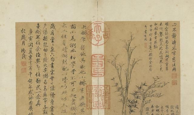 绘画#700年前的一张古画谱,被乾隆独自珍藏,寥寥几笔却甚为可贵