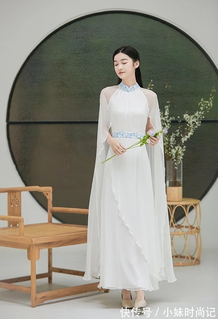 连衣裙|中国风连衣裙,超仙飘逸,像是梦境一样