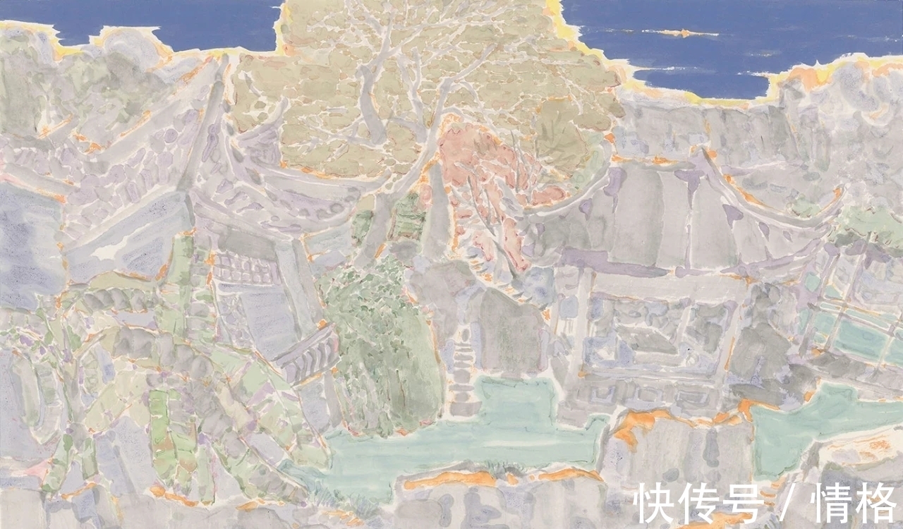 王跃奎#国家画院|王跃奎的山水画,“洋气十足”的山水画!