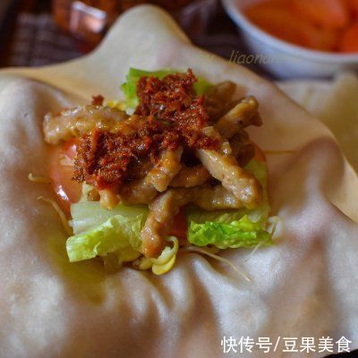 超下饭的春饼卷嫩炒牛肉，一学就会