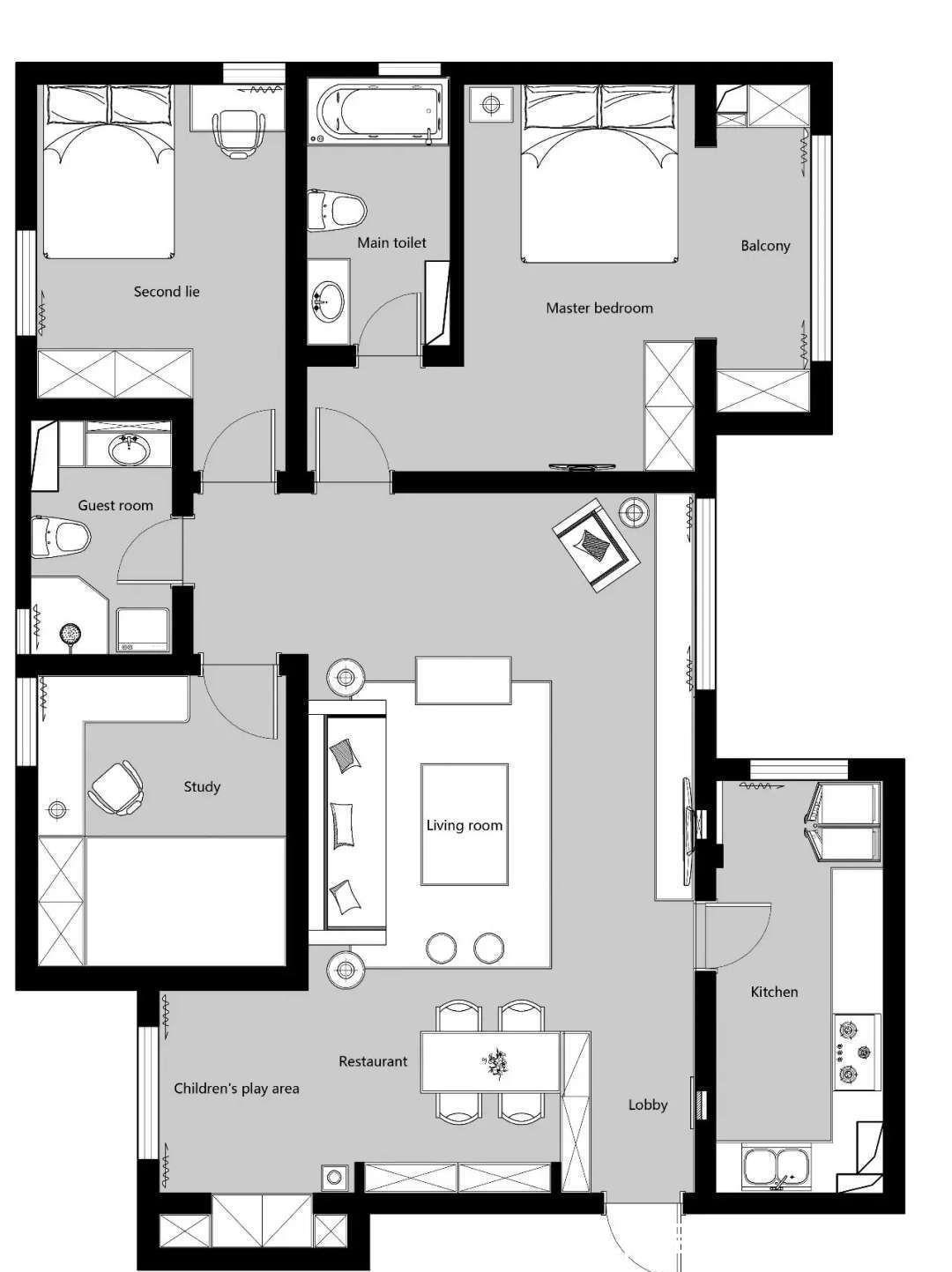 家装|142平方米的婚房,甜蜜满满,爱意绵绵,看后都想要结婚了