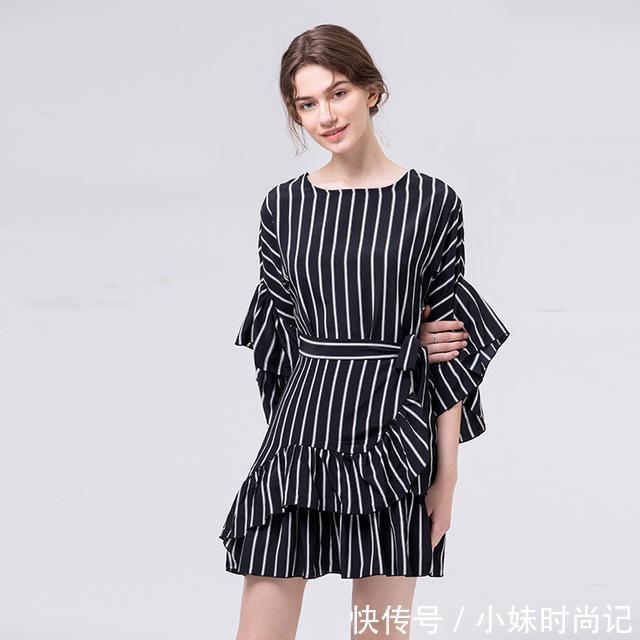 泡泡袖 中长袖连衣裙,30-40岁成熟女性的最爱,穿出端庄典雅好气质