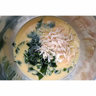 巴氏|裙带菜鸡蛋饼
