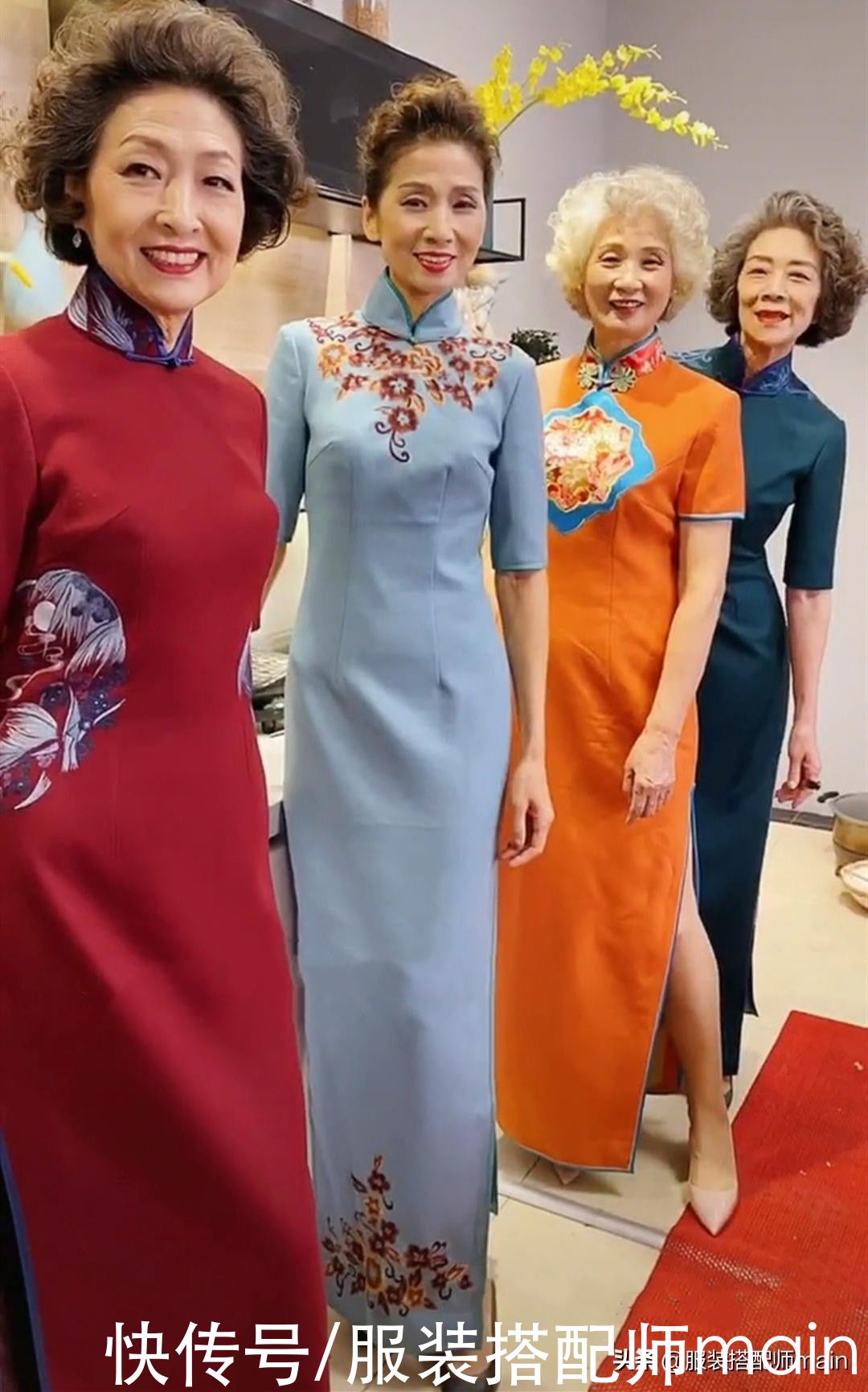 时尚|时尚奶奶走T台比模特还出彩,身材纤细高挑,日常穿衣优雅时髦